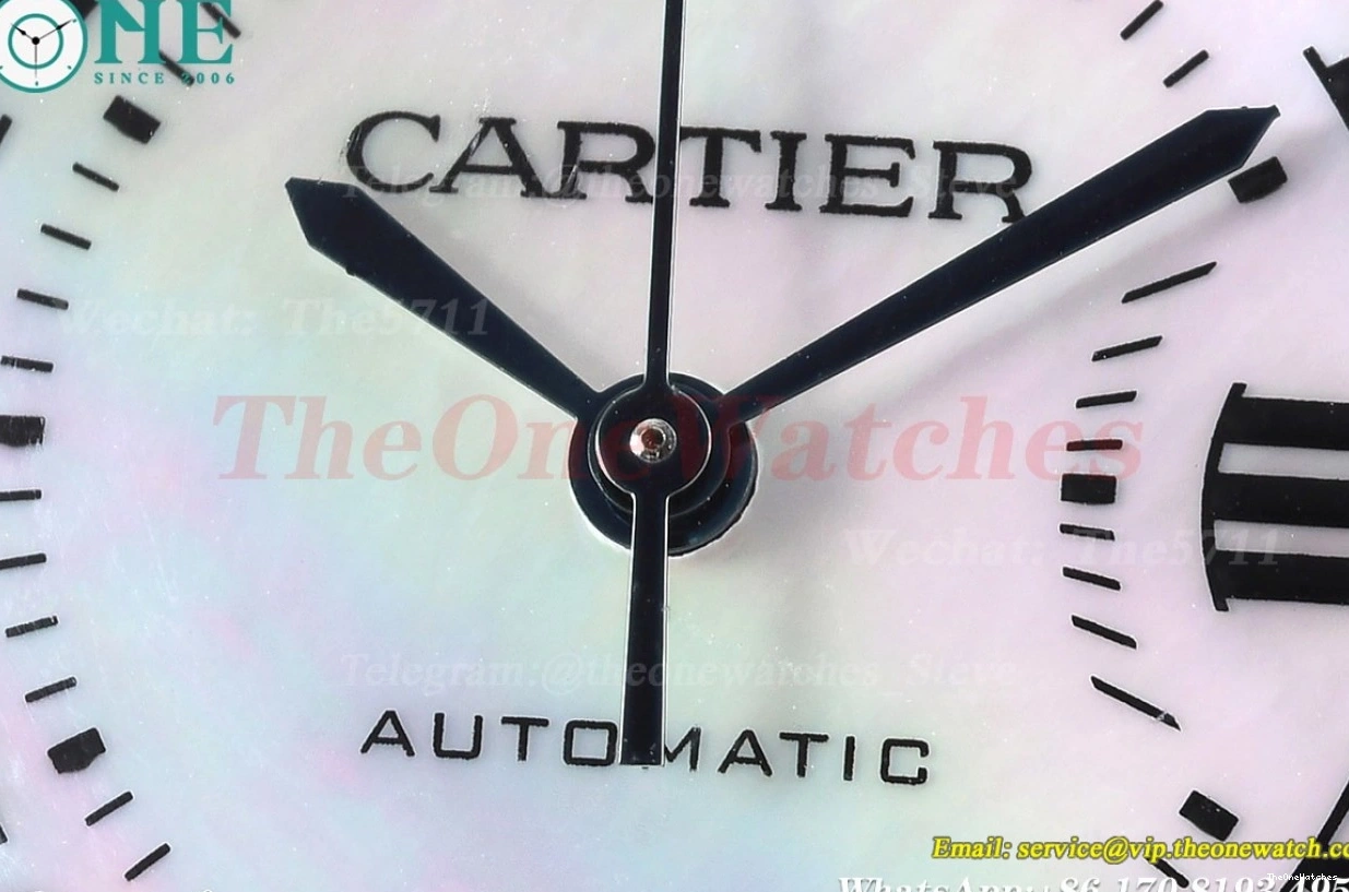 De Dia Bleu GDF LE Ballon Cartier Mop Dial NH05 SS 33mm 0331